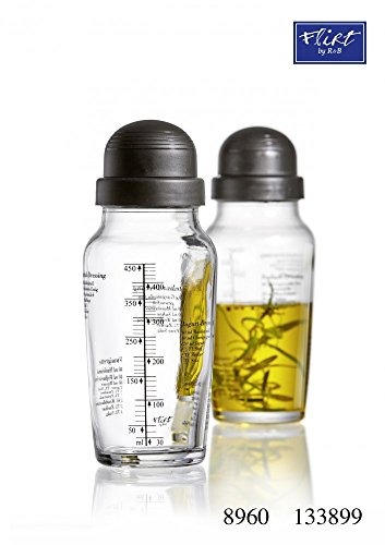 Dressing Shaker für Salatsaucen ,Glas mit Maß-Einteilung + Rezepten Ritzenhoff&Breker - 2