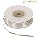 Produktbild Satin-Band 3mm weiß  50 m Lang  Geschenk-Band Deko-Band Schleifen-Band  Hochzeit | Geburtstag | Feiern | Feste  Einfarbig  1 Seite glänzend die andere matt | trendmarkt24 - 450601