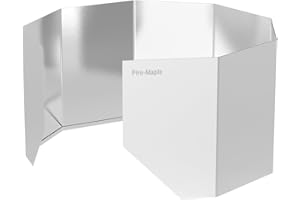 Fire-Maple FMW-501 Wind Screen, Foldable Aluminum Camping Stove Windshield, Gas Stove Wind Barrier for Camping Picnic Backpacking Cooking (58g)