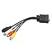 Produktbild Kabel-Konverter - TOOGOO(R) Schwarz VGA SVGA Stecker auf S-Video 3 RCA Audio Video AV-Kabel-Konverter