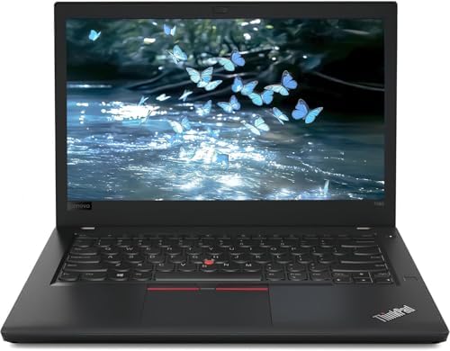 Lenovo ThinkPad T480 Business Laptop da 14", Intel Core i5-8250U, 16 GB DDR4 RAM, SSD da 256 GB, tastiera US QWERTY, Windows 11 Pro (ricondizionato)