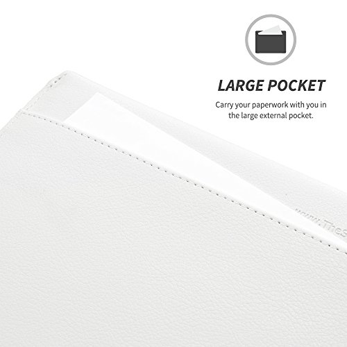 TheSnugg B00FJUQLRC 13Zoll Ärmelhülle Weiß Notebooktasche – Notebooktaschen (33 cm (13 Zoll), Ärmelhülle, Weiß, Baumwolle, Polyurethan, Einfarbig, Nubuck fibre) - 6