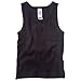 Bella + Canvas Baby Unisex Rib Tank Vest Top (18-24) (Black)