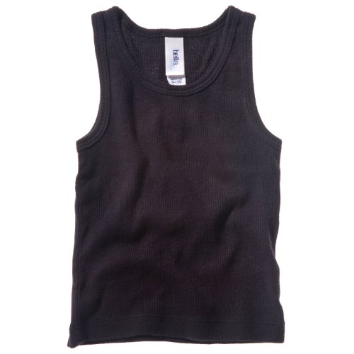 Bella + Canvas Baby Unisex Rib Tank Vest Top (18-24) (Black)
