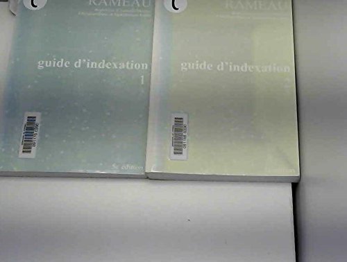 Guide d'indexation Rameau : 1999