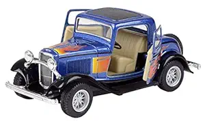 Magicwand Kinsmart 1:34 Scale Vintage Classic with Printing Die-Cast Car with Openable Doors & Pull Back Action?Colors as Per Stock??3 Yrs & Up??1 Pc?
