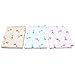 ByBoom® - Baby blanket, snuggle blanket, new born blanket, summer blanket, 70x100cm, made from 100% BIO COTTON, Color:White - Giraffe Red