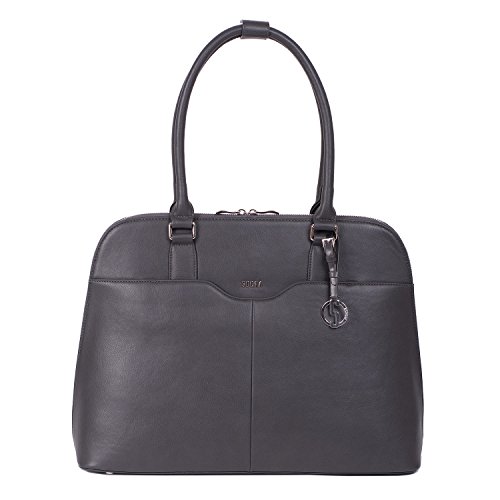 SOCHA Designer Tasche für Notebook 35,5-39,6 cm (14-15,6 Zoll) couture taupe gris