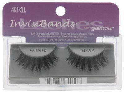 Ardell Invisiband Lashes Glamour False Lashes, Wispies-Black by American International - Udell [Beauty]