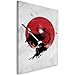 Produktbild Feeby. Wandbild - 1 Teilig - 40x60 cm, Leinwand Bild Leinwandbilder Bilder Wandbilder Kunstdruck, Rurouni - DDJVigo, ANIME, ROT