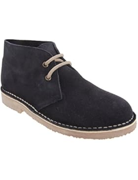 Roamers Damen Desert-Boots / Schnürschuhe / Halbschuhe, Wildleder