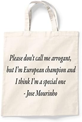 Jose Mourinho Shopper Bag Canvas Tote Shopping Bag Bag For Life Cotton Printed Shopper Bag Gift Secret Santa