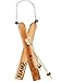 Produktbild 1 Set _ " Ski mit Stöcken - BRAUN - Winter Time " - incl. Name - aus Holz - 16 cm - Miniatur / Diorama - Weihnachtsdeko / Winter - Winterurlaub / Weihnachten - Deko - Sport - Holzski mini - Skistöcke - Skier - Kindersski - Schi - Tischdeko - Skiurlaub - Geschenkanhänger - Wintersport / Puppenstube - Puppenhaus - Geldgeschenk / Anhänger - Weihnachtsbaumdeko - Weihnachtsbaum - Stöcke - Dekoration