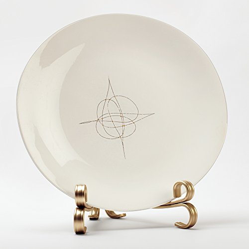 Interdesign 09504EU Astoria Dekorative Staffelei für Bilder, Tellerhalter, Messing Antik, mittel - 2