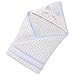 Produktbild H.eternal Baby Schlafsack Winter Wickeln Sie Decken Mit Kapuze Autokindersitz Nachthemden Kinderwagen Warmer Wickeln Decke für (Blau)