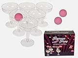 Flaschendrehen war gestern, jetzt wird gepongt !! Das originelles Partyspiel für Mädels und eine lustige Alternative zum Bier-Pong-Spiel.