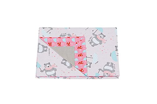 ODYSSEUM Protect Drap d'été Anti-Ondes 100% Coton Oursons Tout Doux