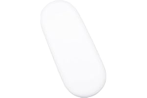 BABY COMFORT Drap-Housse pour couffin de bébé 100% Coton de Forme Ovale en Jersey (Blanc)