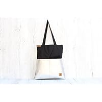 Tasche schwarz & silber