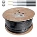 Produktbild tc240- Twin Koaxial Wirtschaft Schaumstoff gefüllt RG6 SAT-Kabel CCS 100 Meter Spule
