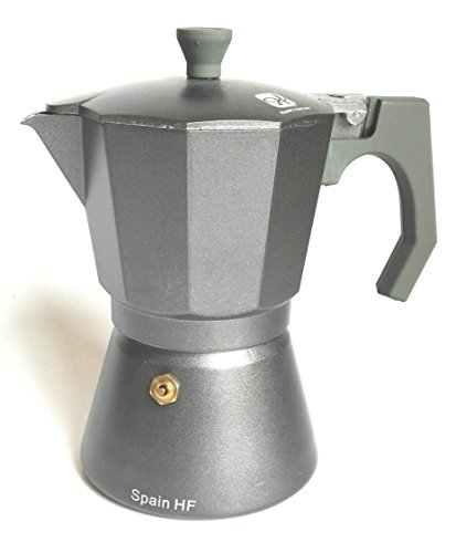 Happy Friends - Epressokocher - Induktion - 6 Tassen - Aluminium Graphit