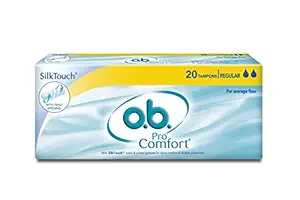 O.b. ProComfort Tampons - Regular (Average Flow, 20 Piece)