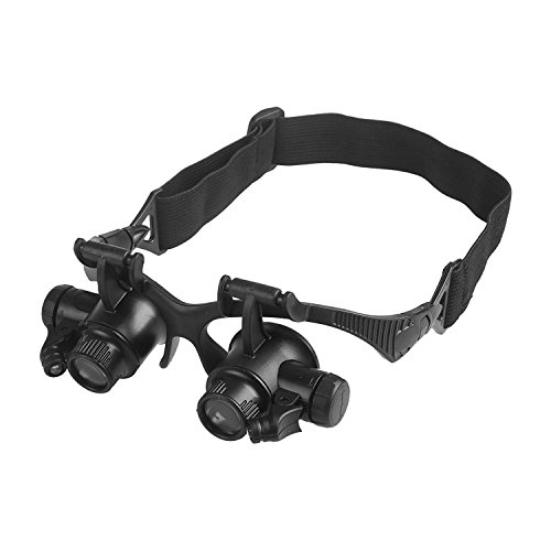 Onerbuy diadema lupa con LED cabeza de la luz Monte lectura lupa visera gafas con 5 lentes desmontables Lense superior reviews Onerbuy diadema lupa con LED cabeza de la luz Monte lectura lupa visera gafas con 5 lentes desmontables Lense superior