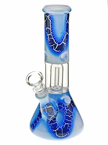 Black Leaf Snake Glasbong mit Domperkolator – head&nature Bong-Kollektion - 3