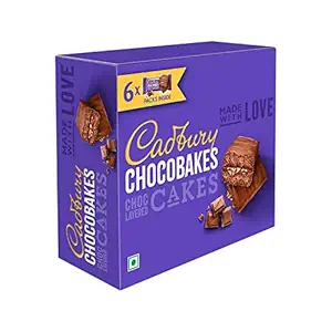 Cadbury Chocobakes Choc layered Cakes, 126g
