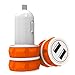 Produktbild doppelt-Port Schnelle USB-Auto-Ladegerät Zigarette Ladegerät für Apple Smartphones iPhone iPad iPod Android iOS Tischgeräte