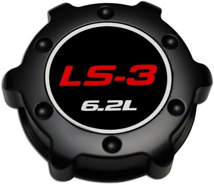 Vision Motor Sports VMS RACING LS3 6.2L BLACK OIL CAP in Billet Aluminum Compatible with Chevrolet Pontiac G8 GXP LS3 Engines 09 10 2009 2010