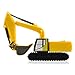 Produktbild 818-Shop No4300010032 USB-Sticks (32 GB) Bagger Fahrzeug Baustelle 3D gelb