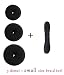Homeoculture Pack of 3 hair donuts | All 3 different sizes + 1 small size Woman Hair Accessories Bun Hair Styling Tools Sponge Hair Braiding Tools Magic Twist Foam French Braider RS.249.00