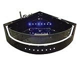 BAÑERA HIDROMASAJE CROMOTERAPIA Modelo "BLACK SHARK" 140 X 140 cm BAÑERA PARA 2 PERSONAS Objeto nuevo - Embalado Certificado EU USTED RECIBIRÁ TODOS LOS ACCESORIOS PARA MONTAR EL HIDROMASAJE SIN PROBLEMAS. ¡MONTAJE Y FUNCIONAMIENTO FACILES!