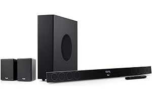 Teufel CINEBAR 11 4.1 Mk4 - Dolby Atmos Soundbar mit kabellosem Subwoofer & Rücklautsprechern Sound System, Bluetooth aptX, HDMI CEC, 4K-Pass-Through - schwarz
