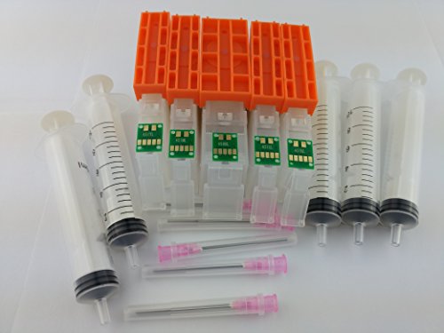 hemei @ PGI-550 CLI-551 leer nachfüllbar Tintenpatrone für Canon Pixma iP7250 MG5450 MG5550 iX6850 MX725 MX925 MG6450 MG5650 MG6650 Drucker 5 x Tinte - 2