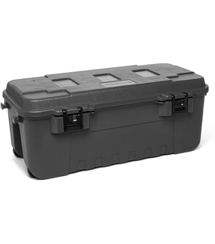 Lot De 3 Coffres De Rangement Militaires Plano Medium - Noir - 76x36x32cm