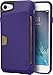 Produktbild Silk Apple iPhone 8/7 Wallet Hülle - Q Kreditkartentasche [Schlanke Schutztasche mit Kickstand | Grip Cover] - Wallet Slayer Vol. 1" - Purple Orchid (SLK-VT7-PURPLE)