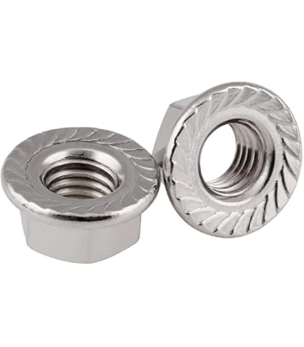 Dado di bloccaggio del collettore di scarico M8x1.25 da 8 mm placcato in rame da 12 pezzi 1420 Dado di bloccaggio del collettore di scarico M8x1.25 da 8 mm placcato in rame da 12 pezzi 1420