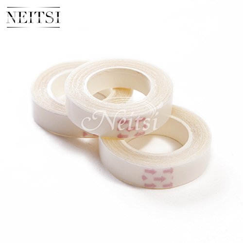 1 rollo de doble cara de Neitsi color azul intenso rollos de cinta de 3
m para extensiones de pelo
