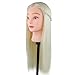 Hairdressing Mannequin 50% Real Human Hair 26 Inch,CoastaCloud Professional Training Head Model Hairdresser Human Hair with Clamp