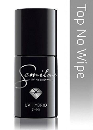 Semilac Top No Wipe for UV Hybrid Nail Polish, 7 ml