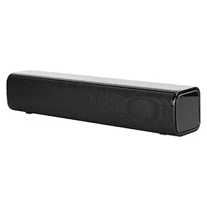 Black USB Wired Speaker, Mini Desktop Speaker, with Built-in Stereo Power Amplifier, Independent Volume Control Operation, for Computer, Laptop, Phone, MP3, Office, Home