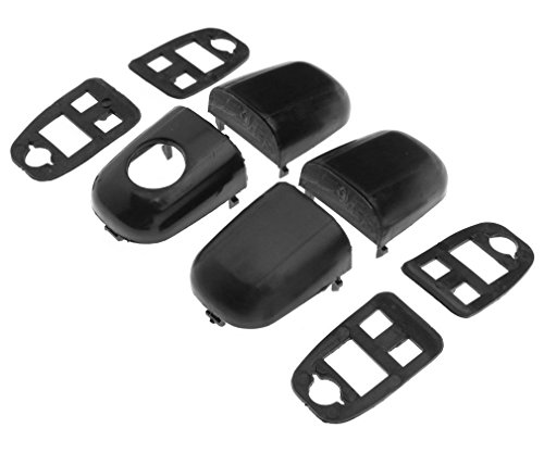 Micro Trader Autoacc600 coppia di maniglie per porta tagliate all'estremita con guarnizioni.