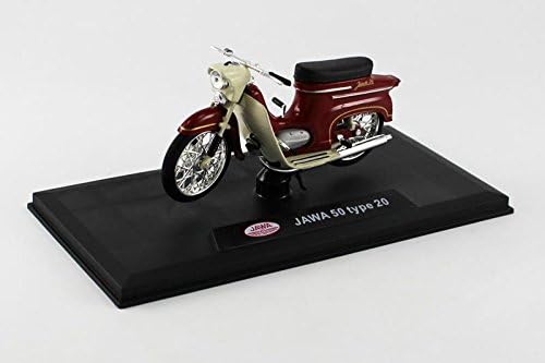 Abrex Modelcar Motorcycle metal 1/18 Jawa 50 Type 20 dark red 3.93" New and Box