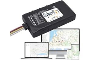 CYBERSPY TRACKERS CyberSpy GT1 GPS Tracker – Real-Time Vehicle Tracker – Professional Tracker Devices for Car, Motorcycle, Caravan, Motorhome – Easy Installation with UK, European SIM Card – App Monitoring Car Tracker