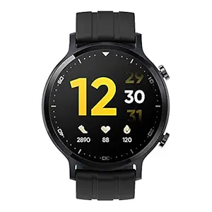 realme Smart Watch S with 1.3 inch (3.3 cm) TFT-LCD Touchscreen, 15 Days Battery Life, SpO2 & Heart Rate Monitoring, IP68 Water Resistance, Black