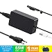 Produktbild TEMINICE Surface Pro-Ladegerät, Surface Pro 3/4/5 & 6-Ladegerät, Surface-Laptop- und Surface-Go-Ladegerät, 15V 4A 65W Netzteiladapter kompatibel für beide Microsoft Windows-Notebooks / -Tablets