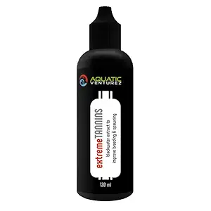 Aquatic Venturez Extreme Tannins Black Water Extract to Improve Breeding and Spawning for Aquarium Fish 120ML