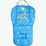 Natural Home Universal Kinderwagen Sitzkissen Baby Sitzauflage Baumwolle, Buggy Auflage - 2